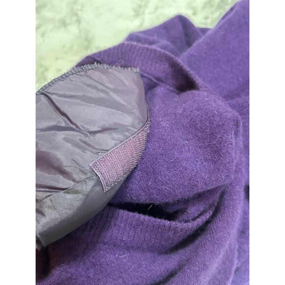 VTG D.D. Sloane 80's Lambswool Angora Blend Purple Sweater Dress M Retro Witchy - Picture 8 of 9